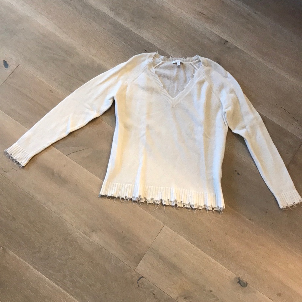 Minnie Rose 100% cashmere sweater